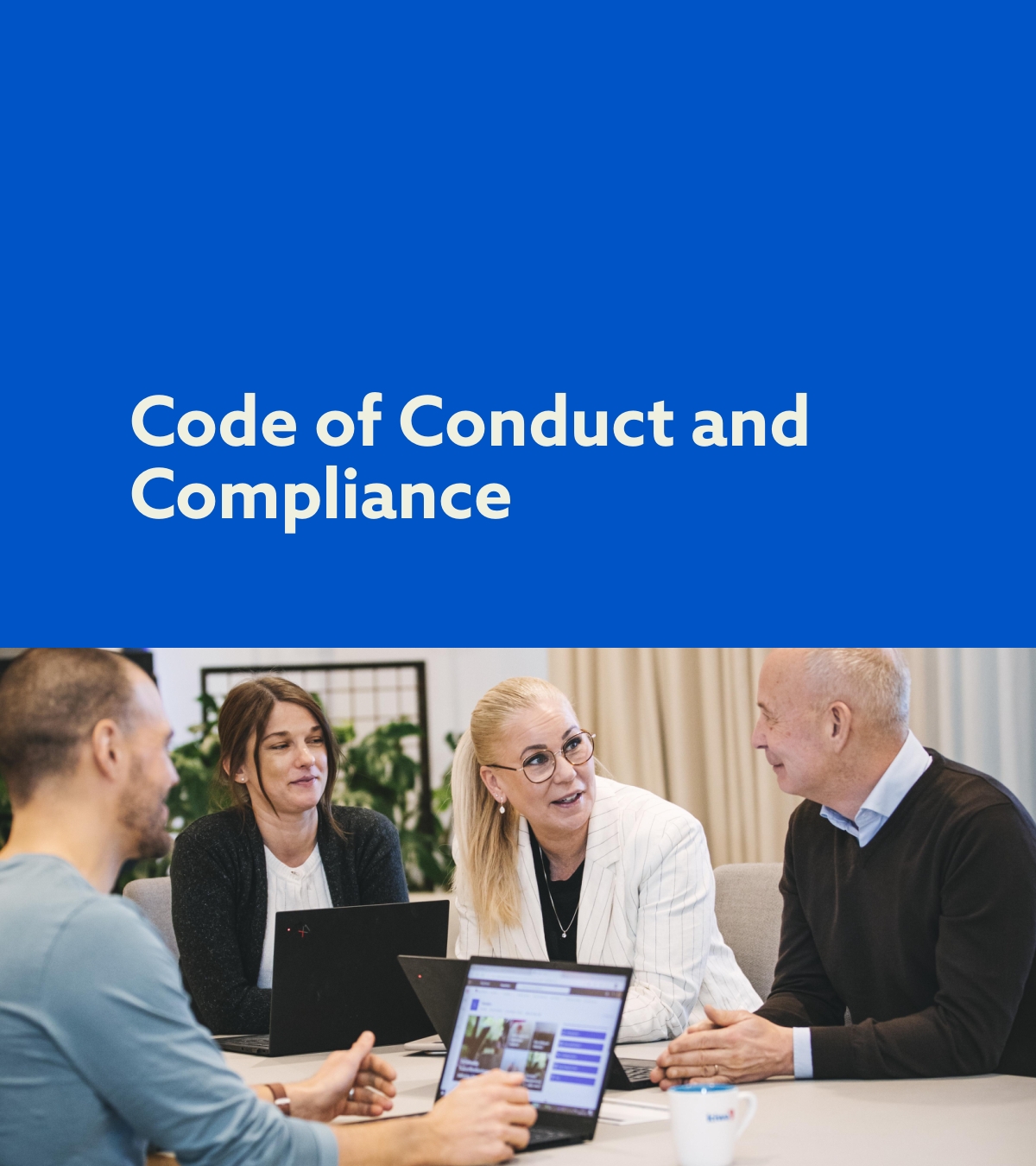 Cover of Kiwa's Code of Conduct policy