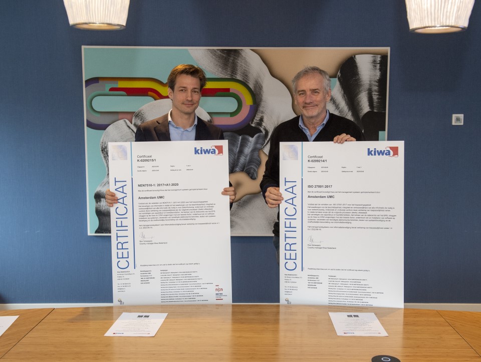 Uitreiking Kiwa certificaat bij Amsterdam UMC.jpg