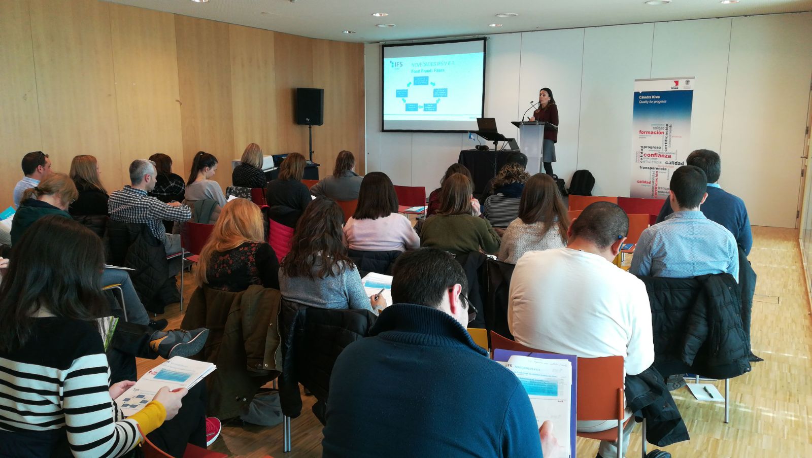 alumnos en cursos de formación