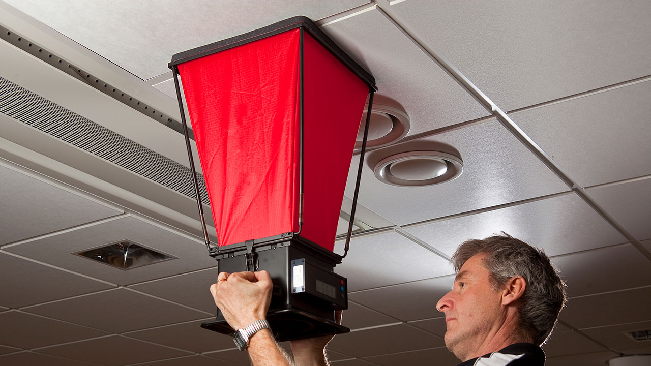 OVK, obligatorisk ventilationskontroll av fastighet för att säkerställa att ventilationen fungerar som det ska. 