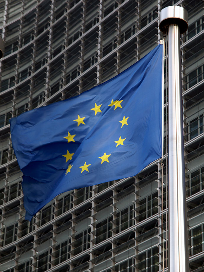 EU-flaggan. 