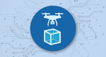 Illustration describing the 3D-models and drones. 